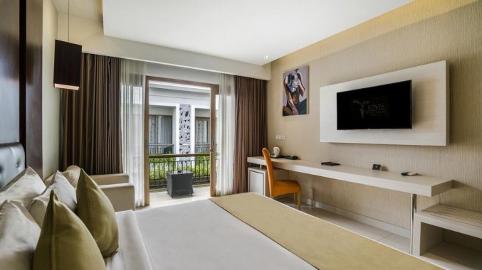 Slaapkamer van Tonys Villas & Resort op Bali