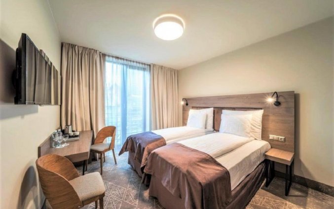 Tweepersoonskamer van Hotel Wellton Riverside Spa in Riga