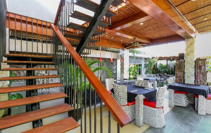 Lounge van hotel Aleesha Villas in Bali