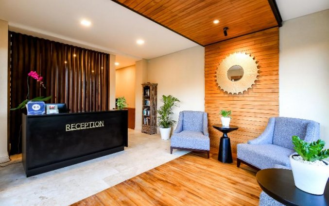 Receptie van hotel Aleesha Villas in Bali