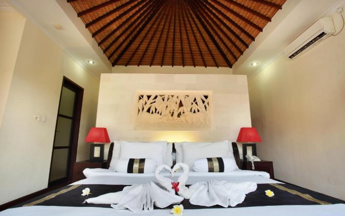 Slaapkamer van hotel Aleesha Villas in Bali