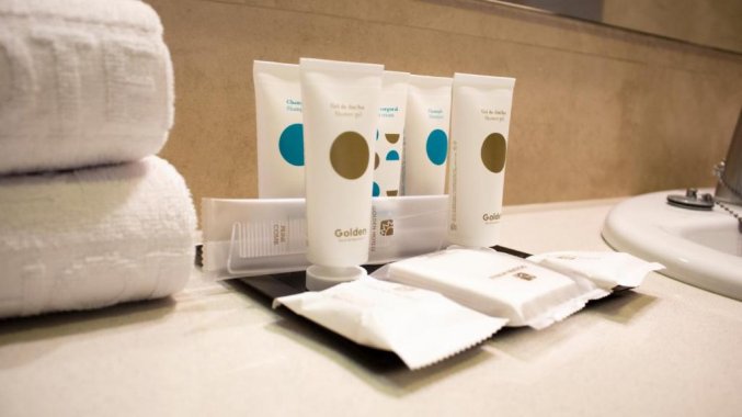 Toiletartikelen van hotel Golden Taurus Aquapark in Costa Brava