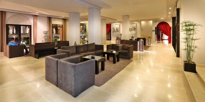 Lounge van Hotel Opera Plaza in Marrakech