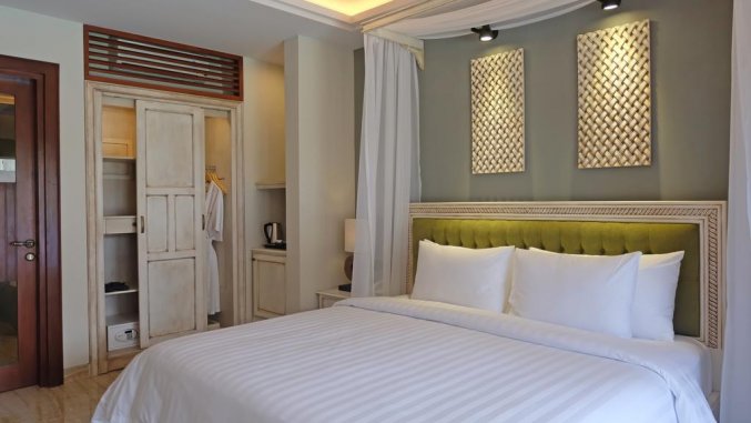 Tweepersoonskamer van hotel Sense Canggu beach