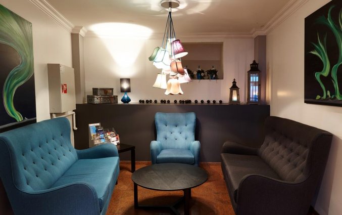 Lounge van hotel Fosshotel Baron in Reykjavik