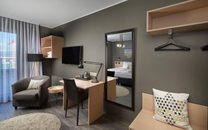 Slaapkamer van hotel Alda in Reykjavik