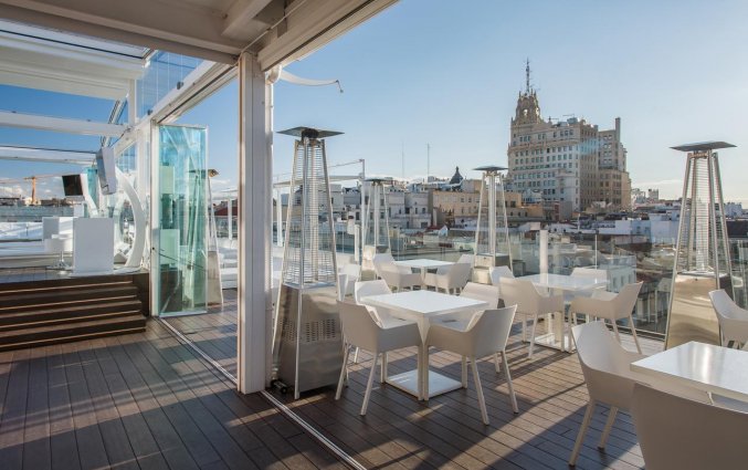 Terras Hotel Room Mate Oscar in Madrid