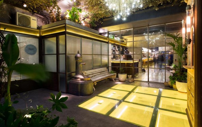 Patio van hotel Casa Gracia in Barcelona