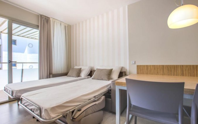 Slaapkamer van Aparthotel Odissea Park