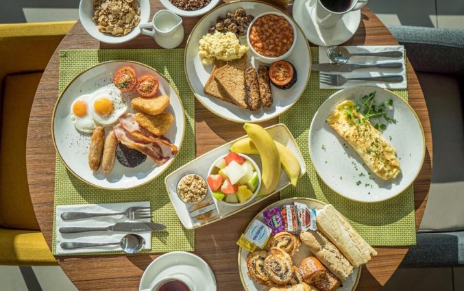 Ontbijt bij hotel Holiday Inn in Bristol