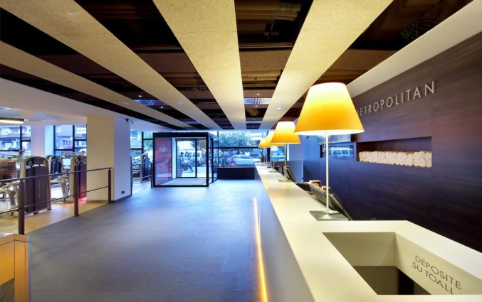 Lobby en receptie van Hotel Occidental in Bilbao