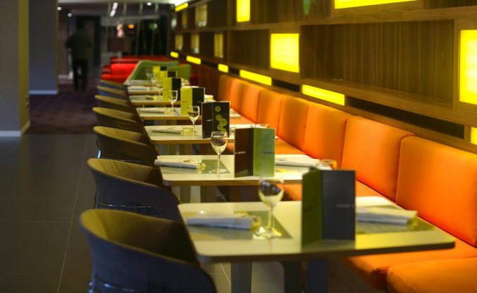 Ontbijtzaal van Hotel Expo in Barcelona