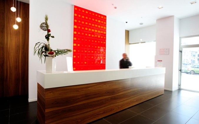 Receptie van Hotel Expo in Barcelona