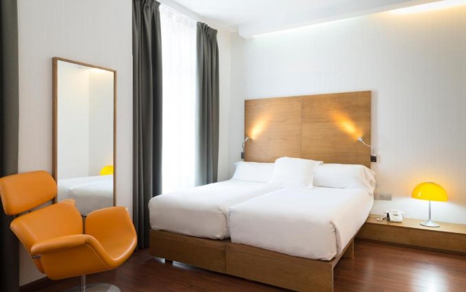 Tweepersoonskamer van hotel Petit Palace Plaza Malaga