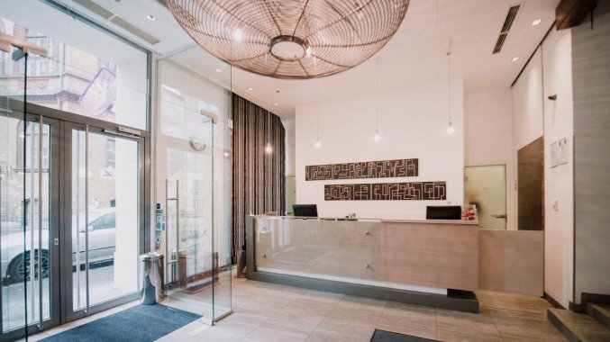 Receptie van Hotel Atrium Fashion