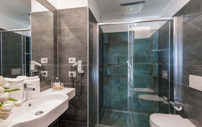 Badkamer van hotel Mastino in Verona