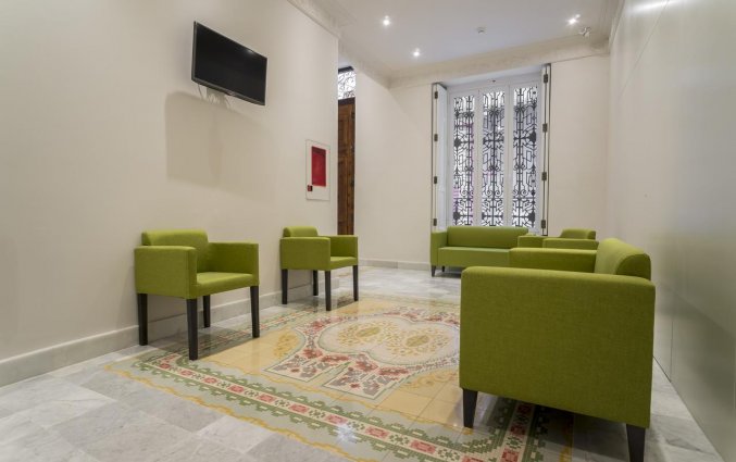 Lobby met zitgedeelte van Hotel San Lorenzo Boutique Valencia