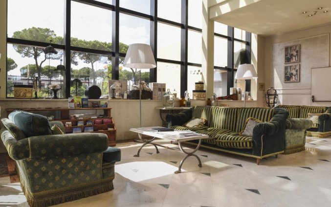 Lounge van Hotel Leon d'Oro Verona