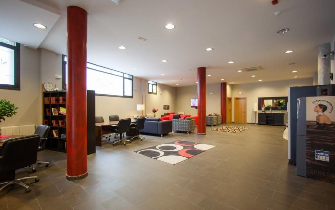 Lobby van Hotel Sirimiri in Bilbao