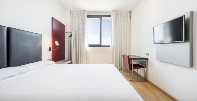 Tweepersoonskamer van Hotel Ilunion Aqua 3 in Valencia