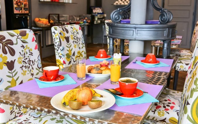 Ontbijtzaal van hotel Aria Nice