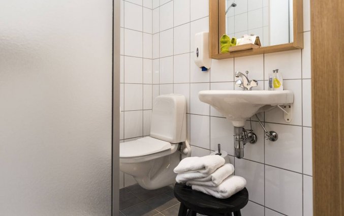 Badkamer van een tweepersoonskamer van Hotel 22 Hill in Reykjavik - IJsland
