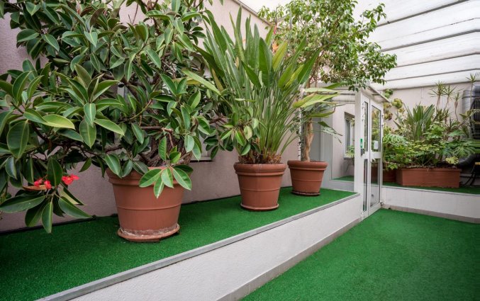 Terras van Hotel Campanile Hotel Nice Centre Acropolis in Nice