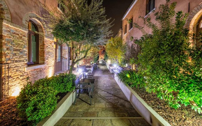 Tuin van Hotel Eurostars Residenza Cannaregio in Venetie