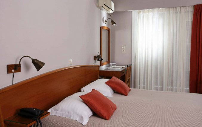 Tweepersoonskamer van Hotel Evripides in Athene