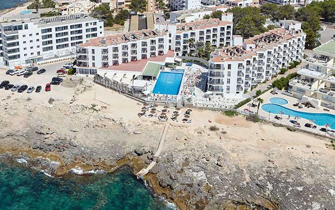 Luchtfoto Aparthotel Nereida