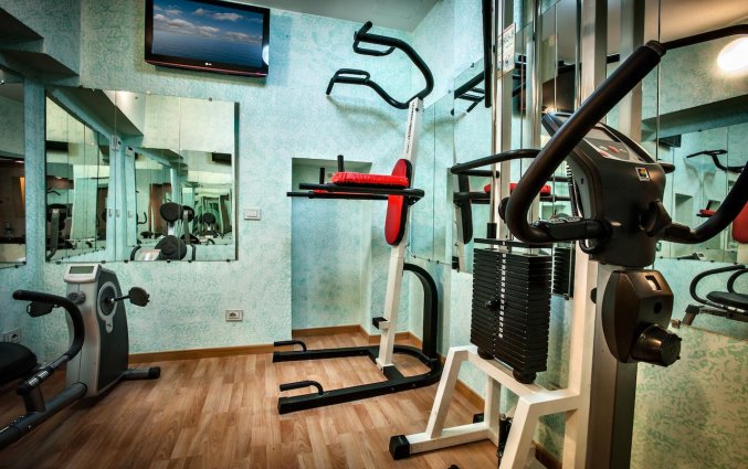 Fitnessruimte van Eurohotel in Milaan