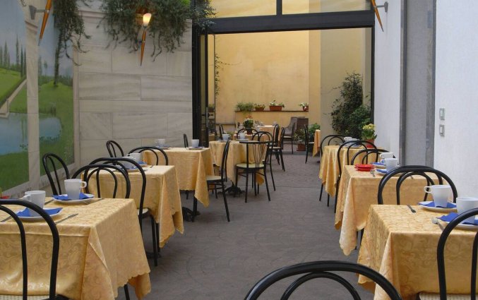 Terras van Eurohotel in Milaan