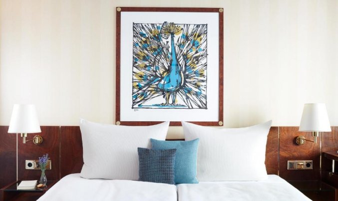 Slaapkamer van hotel Living Hotel Berlin Mitte