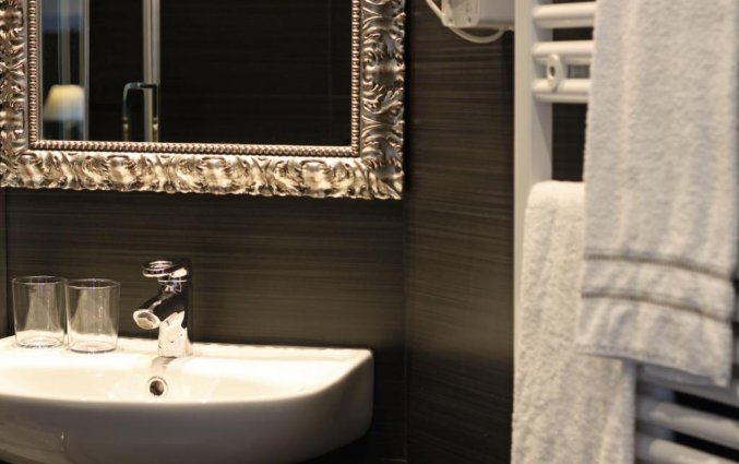 Badkamer van een tweepersoonskamer van C-Hotels Club in Florence