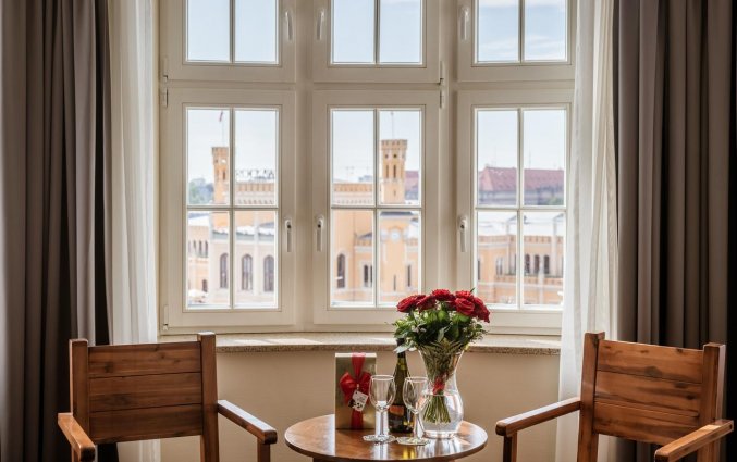 Zithoekje van Hotel Piast in Wrocław