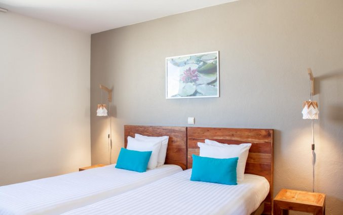 Tweepersoonskamer van aparthotel Victoria Garden in Bordeaux