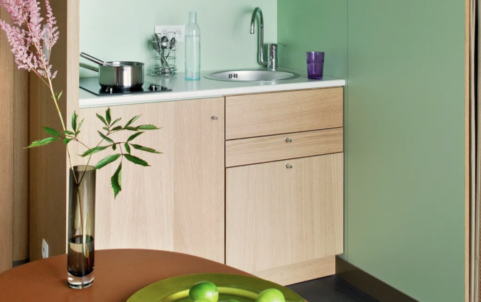 Keuken van Aparthotel Adagio Bordeaux Centre Gambetta