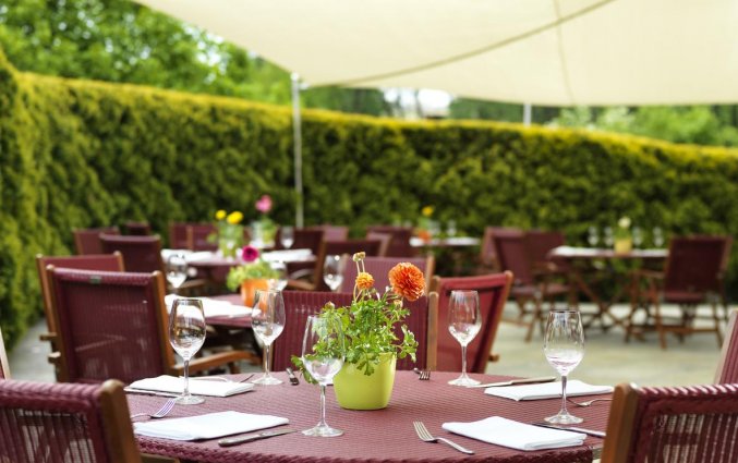 Terras van Hotel Regent in Warschau