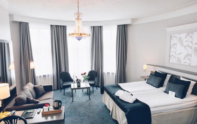Tweepersoonskamer van Hotel Crystal Plaza in Stockholm