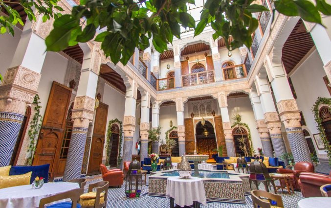 Binnentuin van Riad Myra in Fez