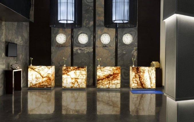 Receptie van hotel Wyndham Dubai Marina