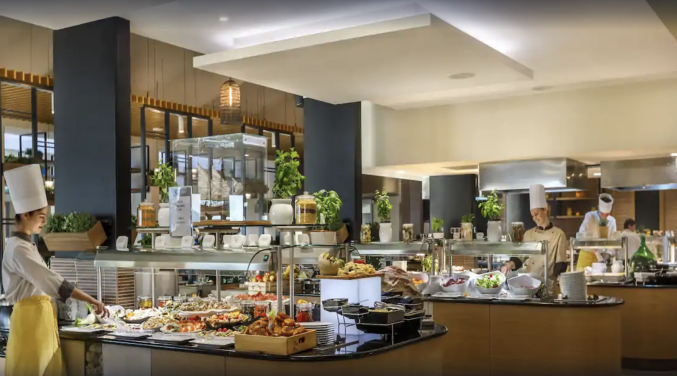 Buffet van Hotel Valamar Argosy in Dubrovnik