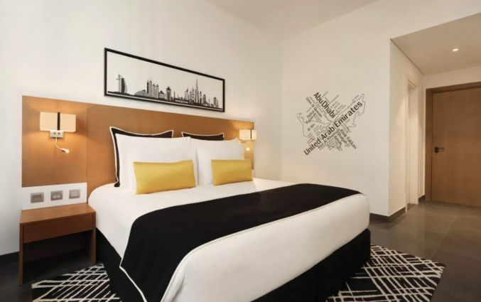 Tweepersoonskamer van hotel TRYP by Wyndham Dubai