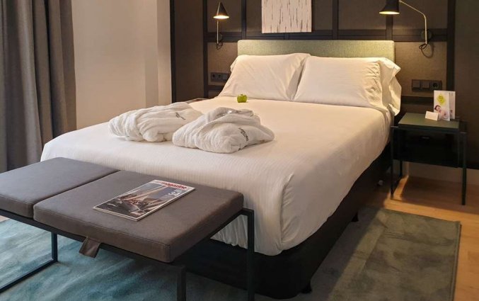 Tweepersoonskamer van Hotel Sercotel Ayala in Bilbao