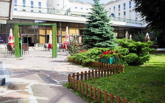 Tuin van Hotel Gromada Warszawa Centrum in Warschau