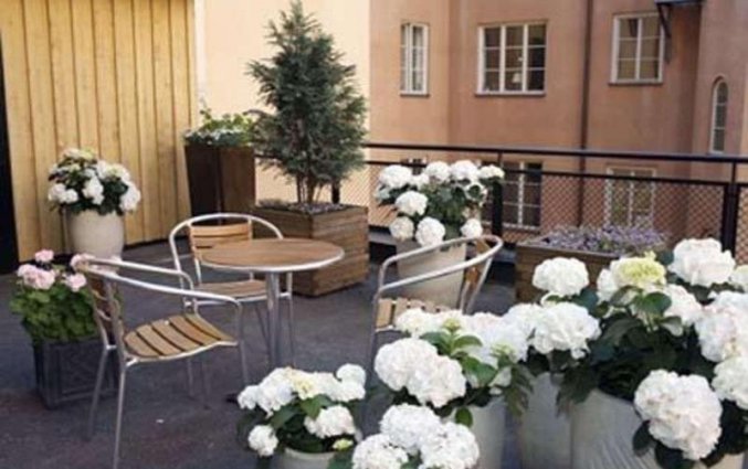 Terras van Hotel Wellington Clarion Collection Stockholm
