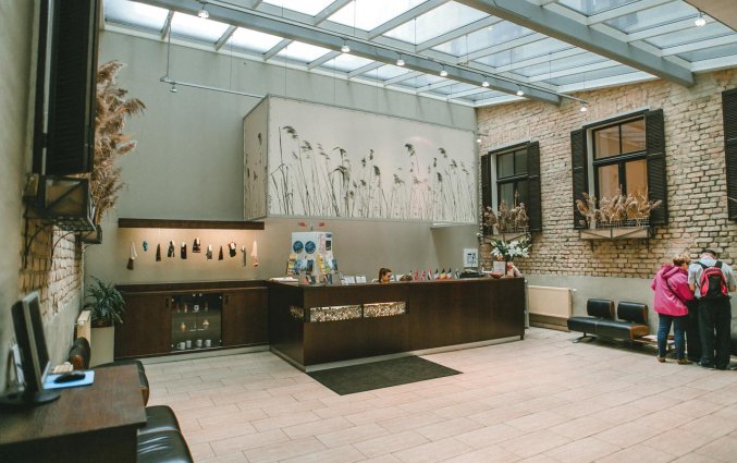 Receptie van Hotel Hanza in Riga