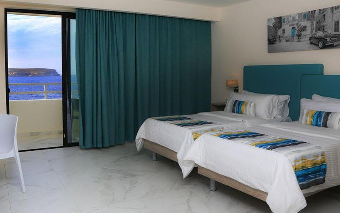 Tweepersoonskamer van Hotel Labranda Riviera Premium Resort Spa op Malta