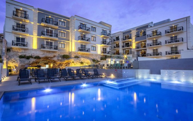 Buitenzwembad van Hotel & Spa Pergola op Malta