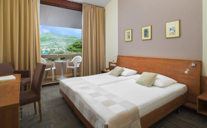 Tweepersoonskamer van Hotel Tirena Sunny by Valamar in Dubrovnik